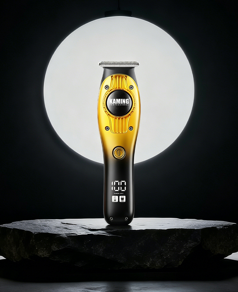 Kaming 1710 Professional Zero Gap Digital Display Carving -hiusleikkuri