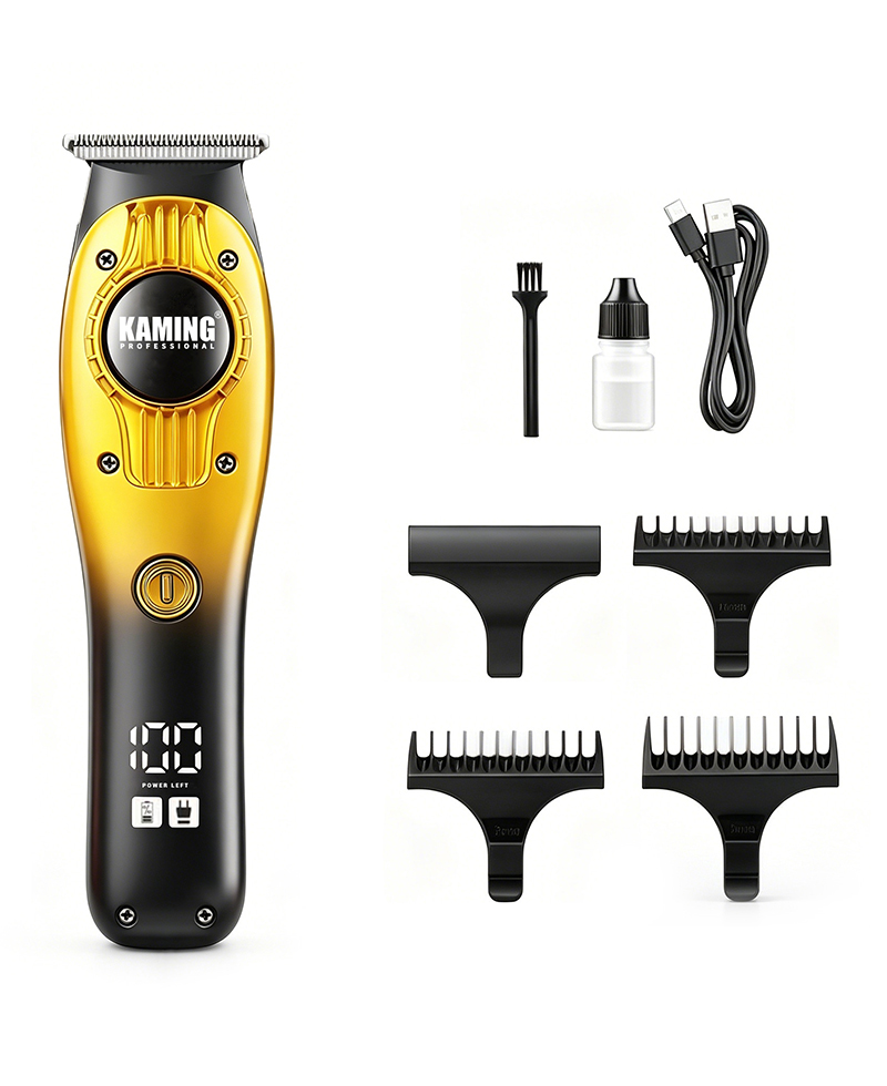 Kaming 1710 Professional Zero Gap Digital Display Carving -hiusleikkuri