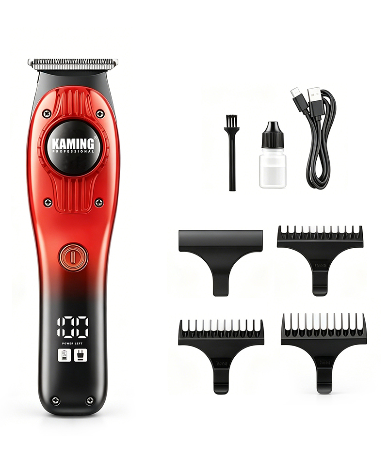 Kaming 1710 Professional Zero Gap Digital Display Carving -hiusleikkuri