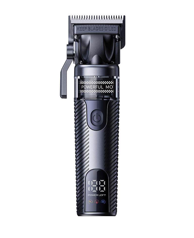 Kaming 319 Professional -hiusleikkuri harjattomalla Outrunner-moottorilla – salonkiluokka, vintage metallirunko
